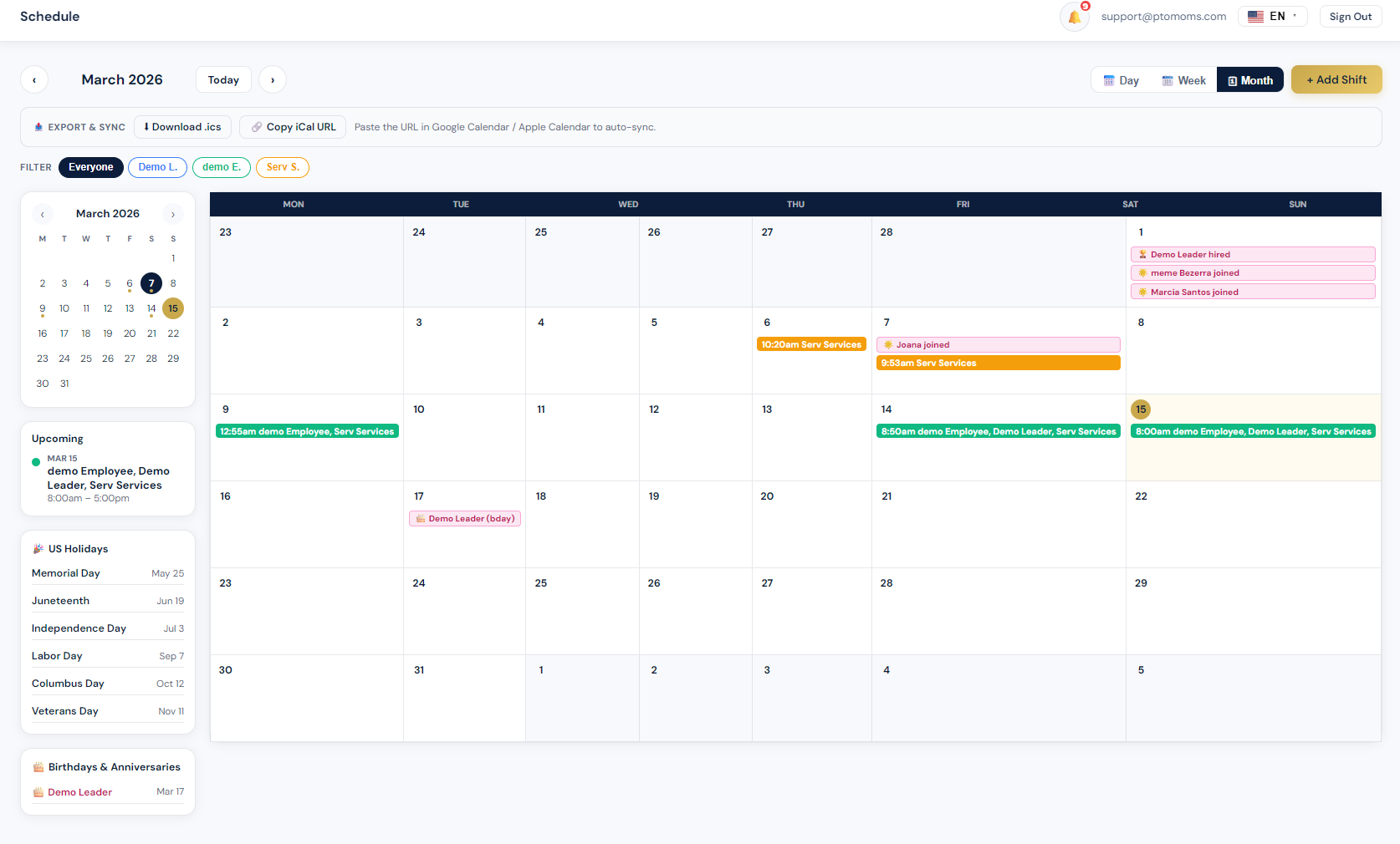 Automating Client & Employee Engagement: Holiday Campaigns, Birthdays, and Smart Calendar in HoodServe